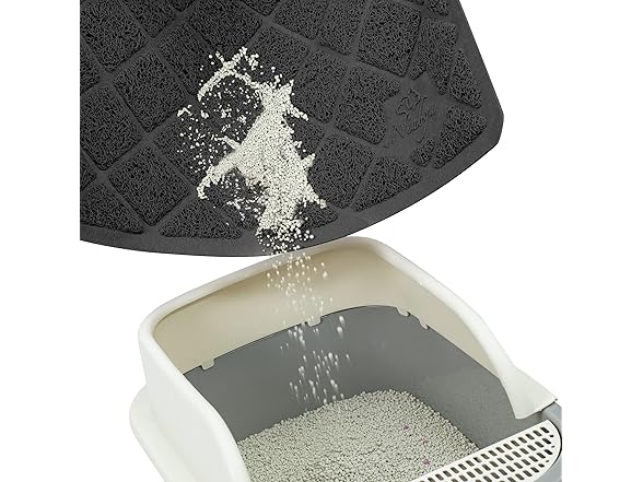 Niubya Premium Cat Litter Mat, Litter Box Mat