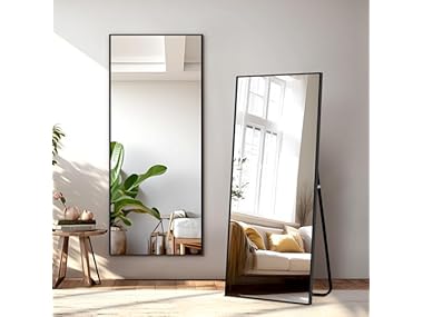 $36.99, Was $66.99, 44% Off! NicBex Full Length Mirror with Stand dealfomo