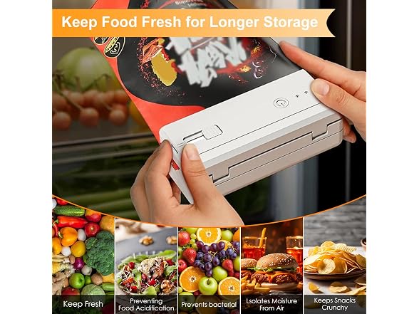 WOSERLD Mini Bag Sealer Rechargeable