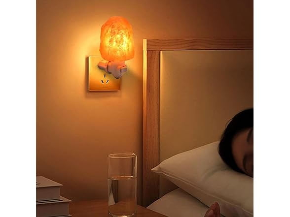 Salt Lamp Night Light, 2 Pack