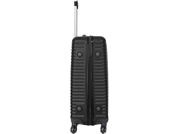 Tucci Italy Travola 3-Piece Hardside Spinner Luggage Set, Blk