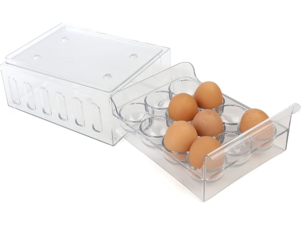 Mind Reader Egg Storage Drawer for Refrigerator