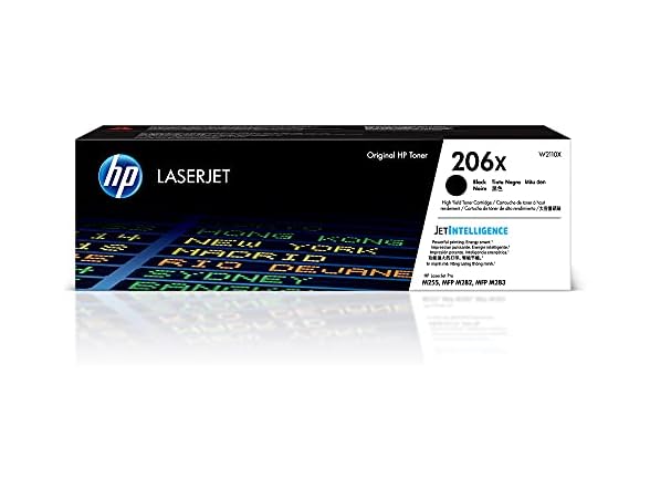 HP 206X Black High-yield Toner Cartridge