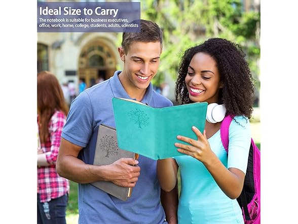 3 PC A5 Leather Journal Notebooks