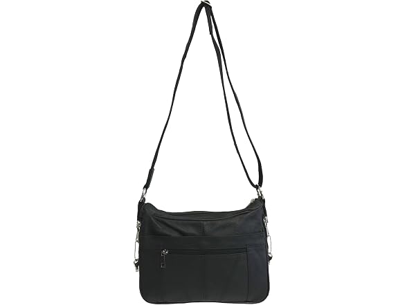 Vine Branch Genuine Leather Locking Black
