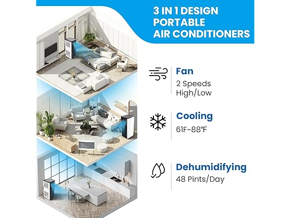 Takywep 8000 BTU Portable Air Conditioner