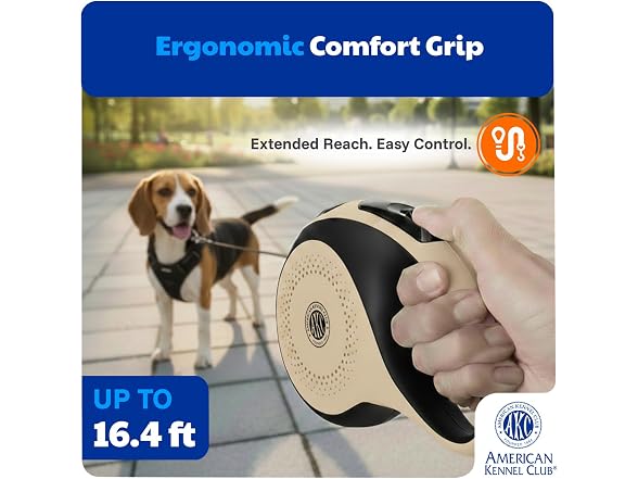 American Kennel Club Heavy Duty Retractable Dog Leash