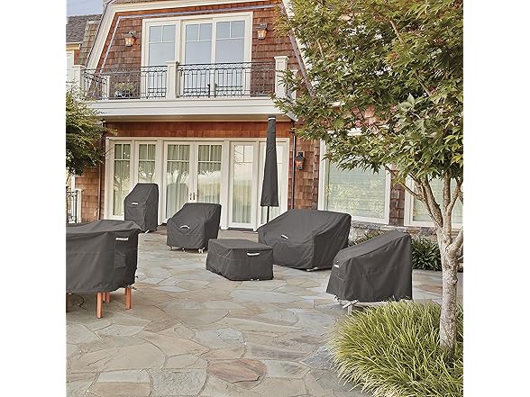 56 Inch Rectangular Fire Pit Table Cover