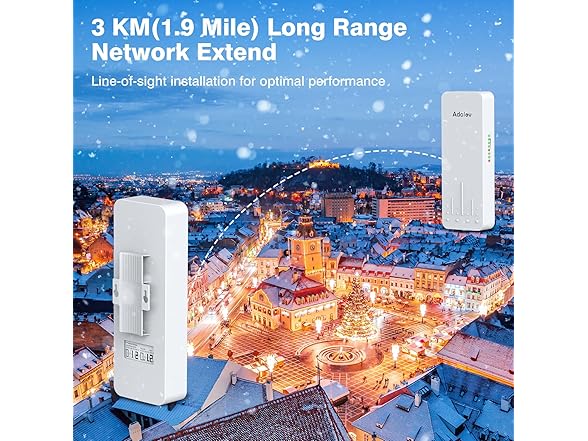 3KM 5.8G Point to Point Outdoor Wireless Bridge
