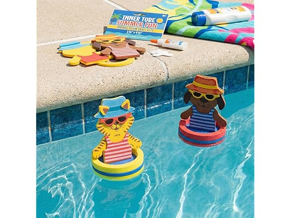 Inner Tube Animal Craft Kit, Makes 12