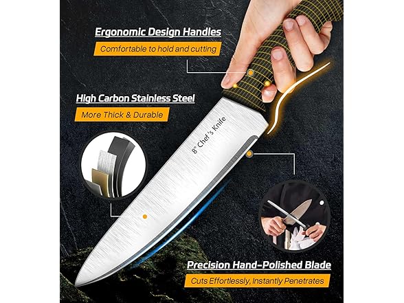 HENKELIVING 6-Piece Kitchen Knife Set