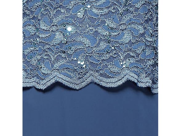 Alex Evenings Women (18 Plus) Dress Trim Wedgewood