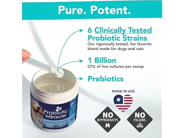 NUSENTIA Probiotics for Dogs -(360 Scoops)-P