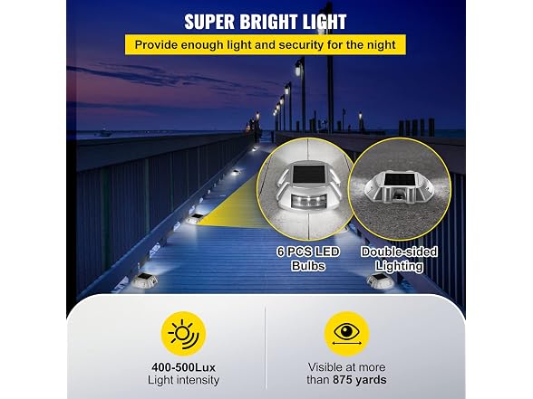 Driveway Lights 24-Pack Solar Driveway Lights