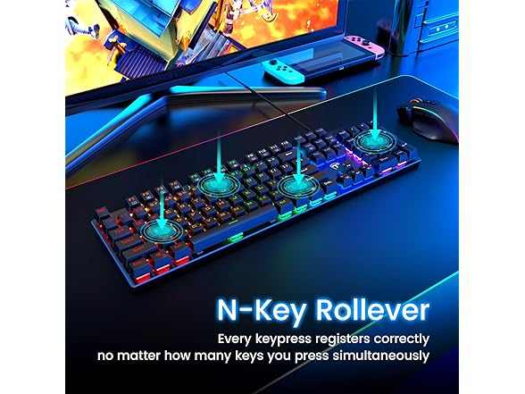 RisoPhy Mechanical Gaming Keyboard