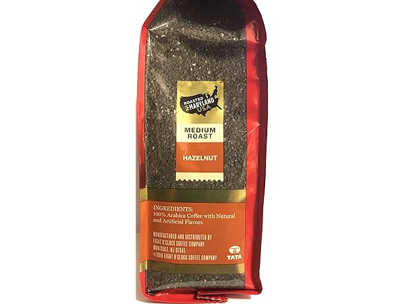Eight O'Clock Hazelnut Coffee