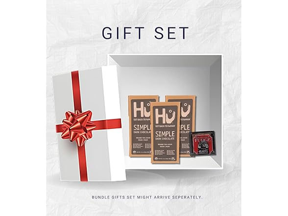 4 Item Set- Hu Choc Simple Bar 2.1 OZ & Fudge