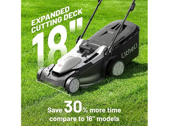Litheli 18-inch 40V Brushless Lawn Mower