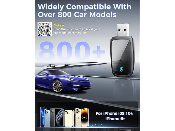 vnilrgle Wireless CarPlay Adapter