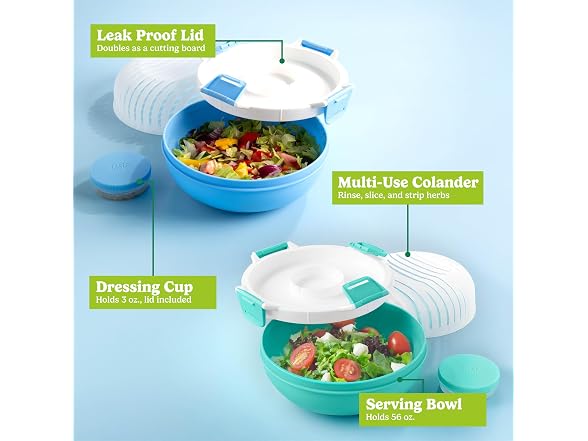 Tasty 2-Pack Salad Boss To-Go Bowls