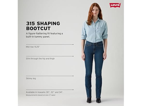 Levis Womens 315 Bootcut Grassy (30)