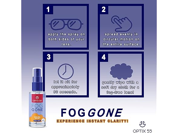 Optix 55 Anti-Fog Spray 16.0z