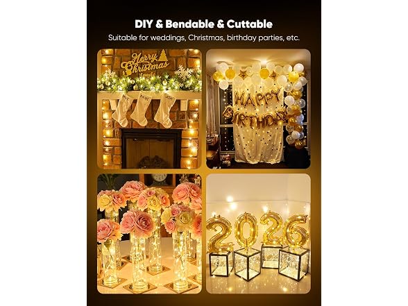Minetom 12 Pack Fairy Lights