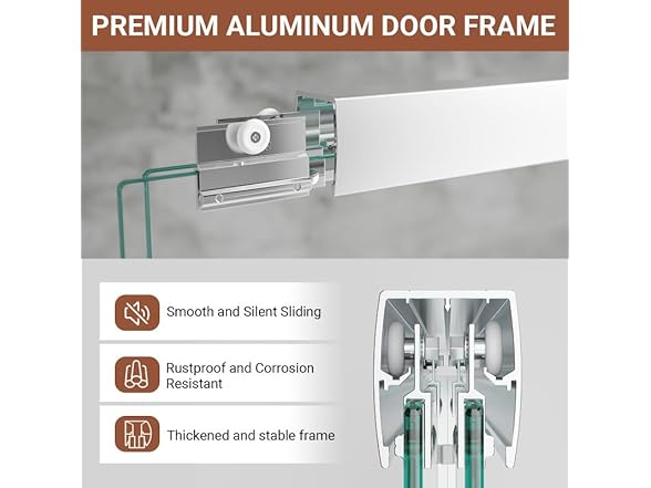 Double Sliding Shower Door