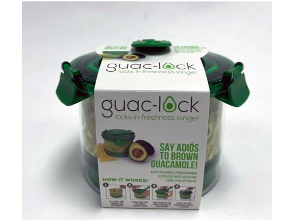 Guac-Lock Food Storage Container
