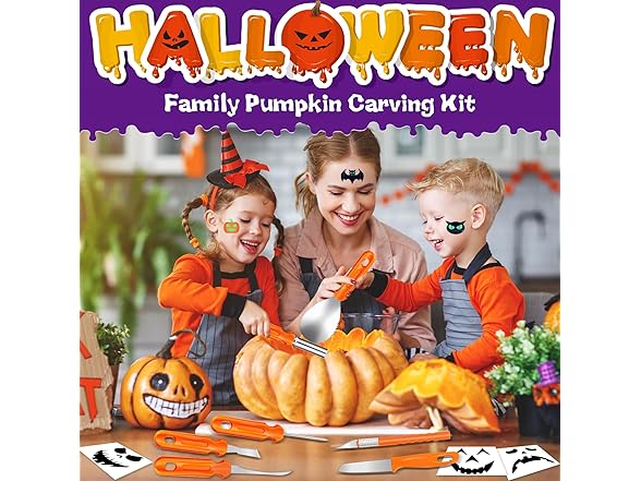 Pumpkin Carving Kit for Halloween
