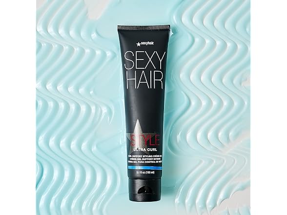 (2 Pack) Sexy Hair Ultra Curl Support Styling Creme-Gel, 5.1 oz