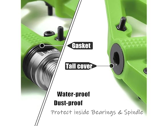 Non-Slip MTB Pedals, 9/16" Spindle