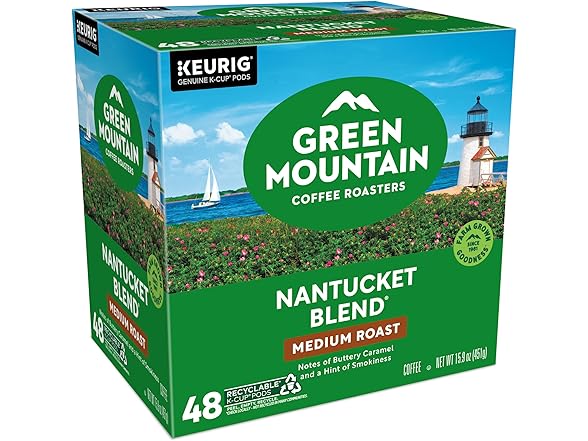 48CT Green Mountain Coffee Roasters Nantucket Blend
