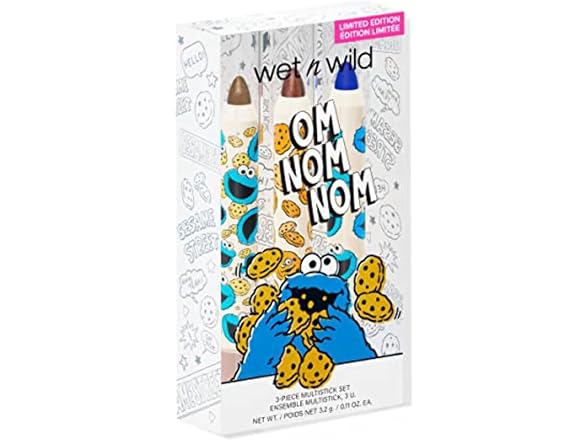 wet n wild Sesame Street Multi Stick Kit 3 Piece
