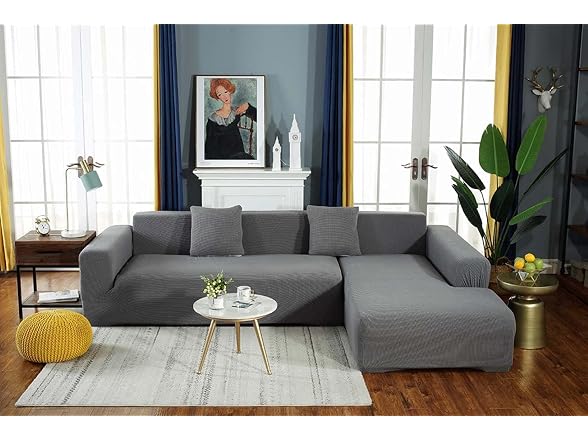 CHUNXINMAKE Thick Couch Covers for 1 2 3 4 Se