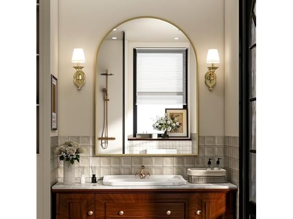 Easly Arch Bathroom Mirror, 20x30 inch