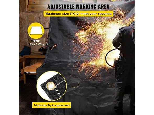 Fire Blankets, 2 Pack Welding Blankets, 6\'