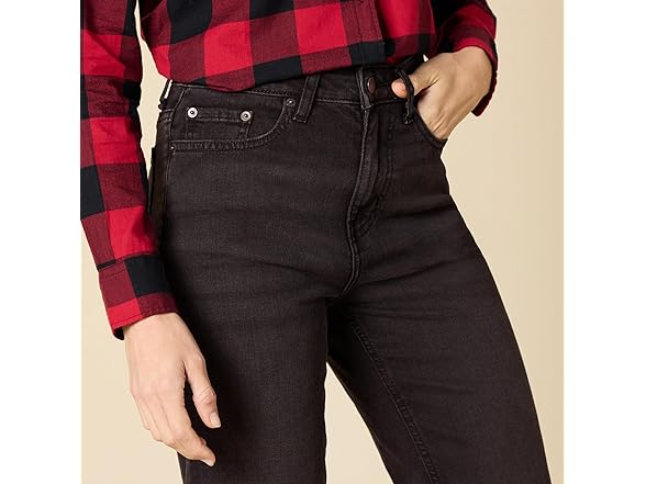 Amazon Essentials Women High-Rise Straight Jeans