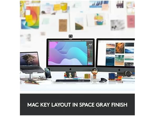 Logitech MX Keys Advanced Wireless Illuminated Keyboard for (Open Box)