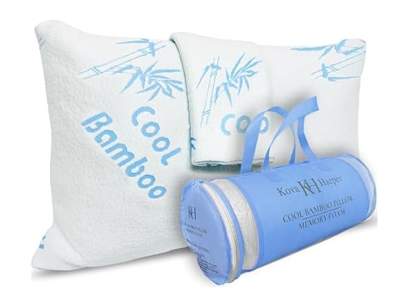Kova Harper Cooling King Rayon of Bamboo Pillow