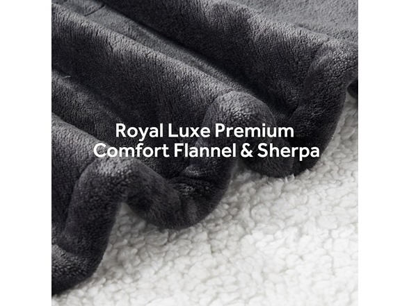 Warmrest Heated Blanket Electric Blanket Twin Flannel Sherpa