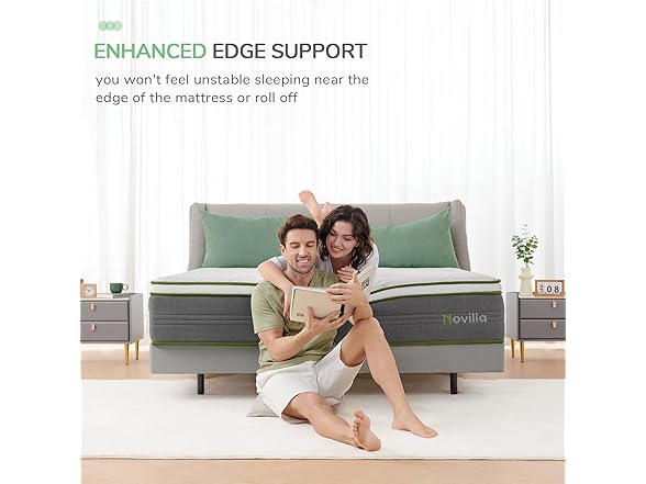 Novilla Queen 12" Gel Memory Foam Mattress