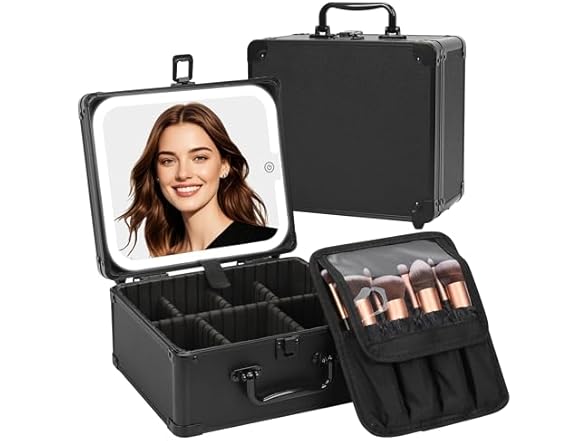 TanTo Makeup Box with LED Mirror
