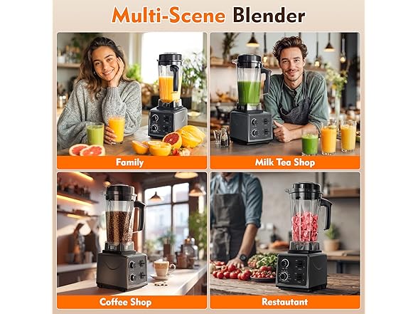 Nilpferd 3-in-1 Blender and Food Processor