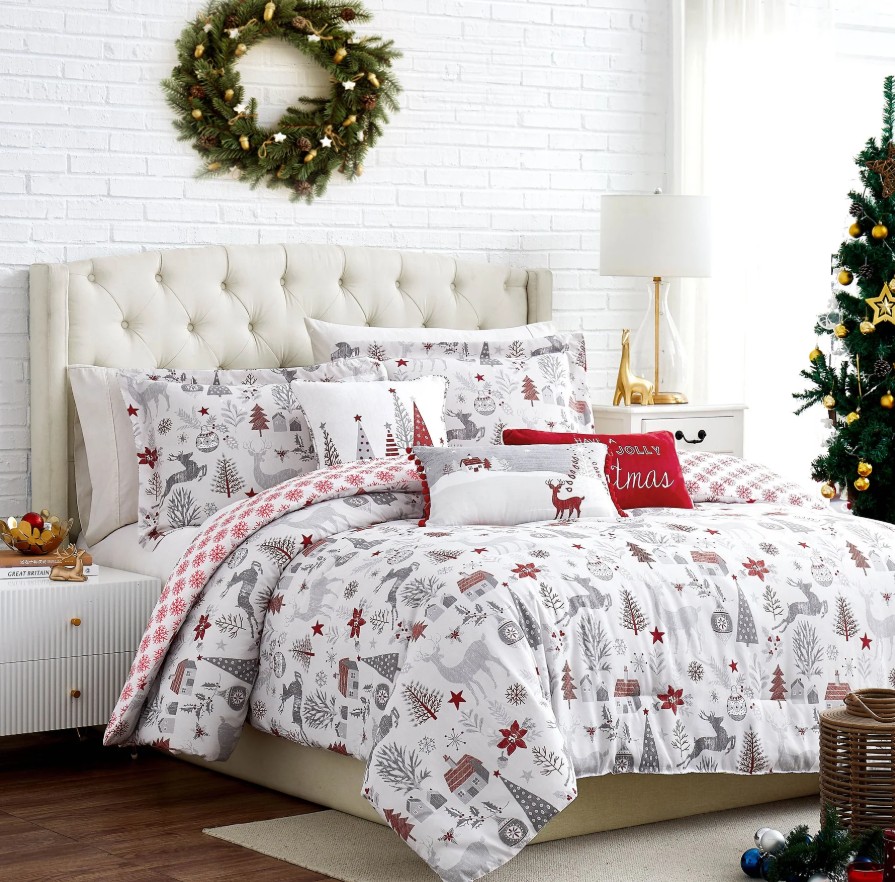 Southshore 6pc Christmas Comforter Set - Gallery 19