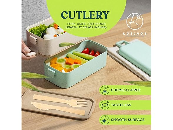 KOELHO'S Bamboo Cutlery Set 24