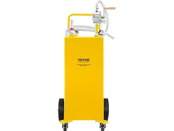 30 Gallon Fuel Caddy, Gas Storage Tank & Yellow