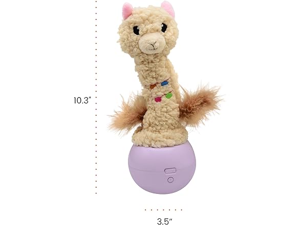 Catstages Electronic Dancing Llama Interactive Cat Toy