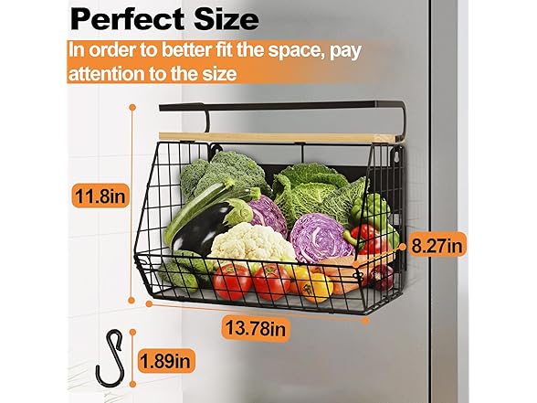 Magnetic Shelf for Fridge with Wood Lid
