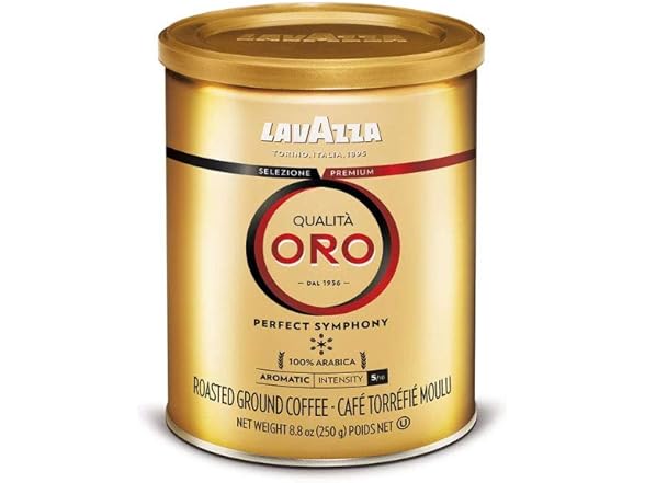 Lavazza Qualita Oro Ground Coffee, Medium Roast